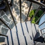 Country Home with Steel Deck Staircase