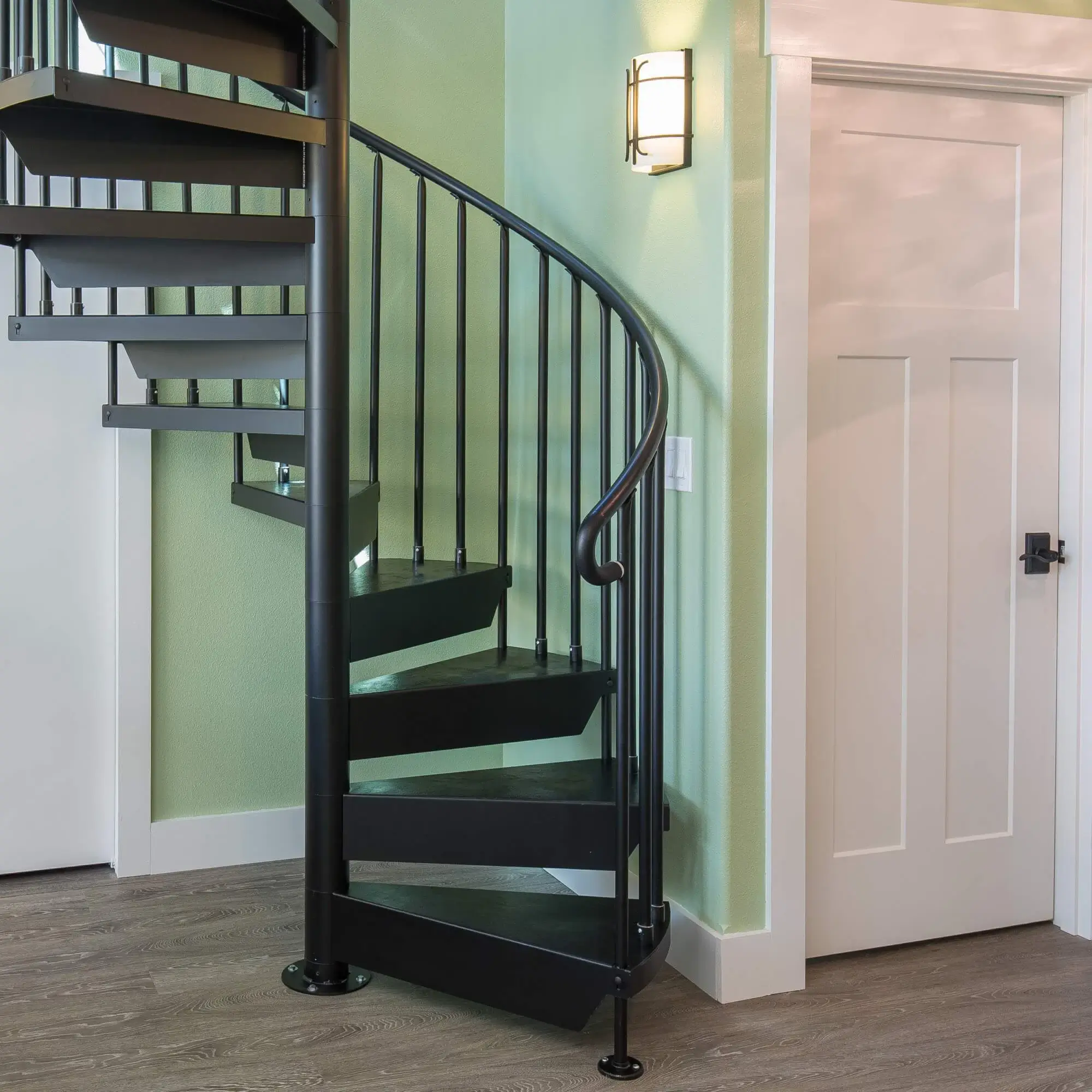 steel spiral staircase